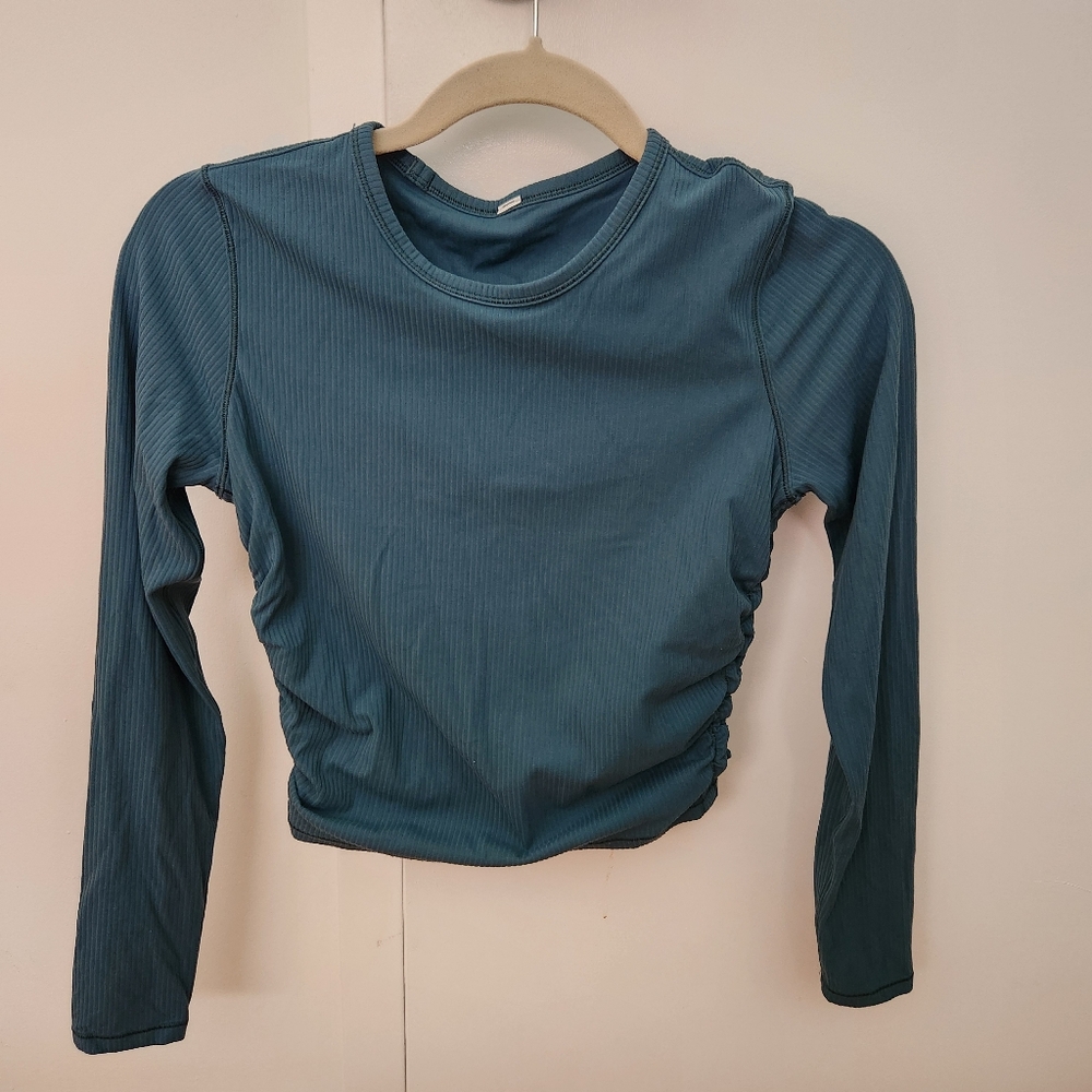 LULULEMON All It Takes Long Sleeve Shirt Ribbed Nulu
